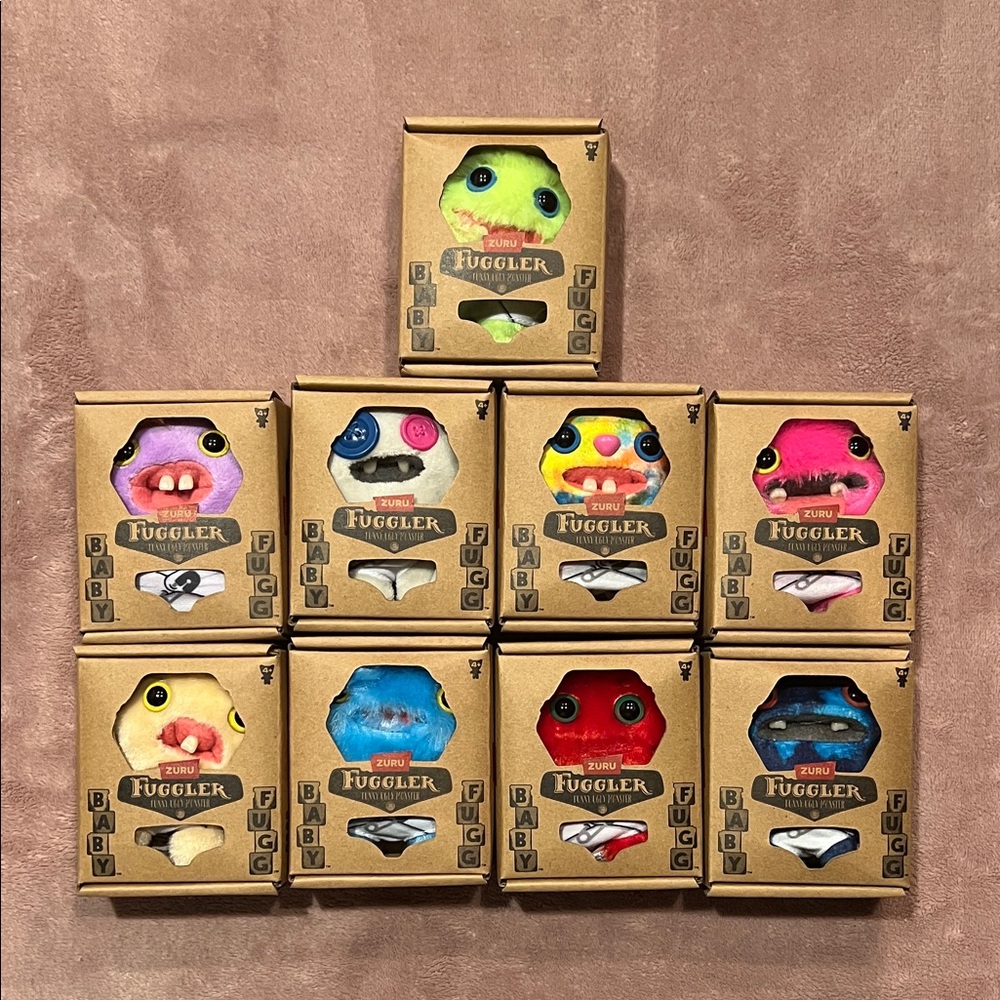 Baby Fugg Fuggler Funny Monster Toy Complete Set - Series 3